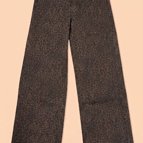 2 Jeans Leopardo Tono Cacao