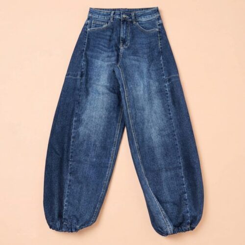 7 (3) Jeans Estilo Slouchy Jogger con Costuras Estructuradas