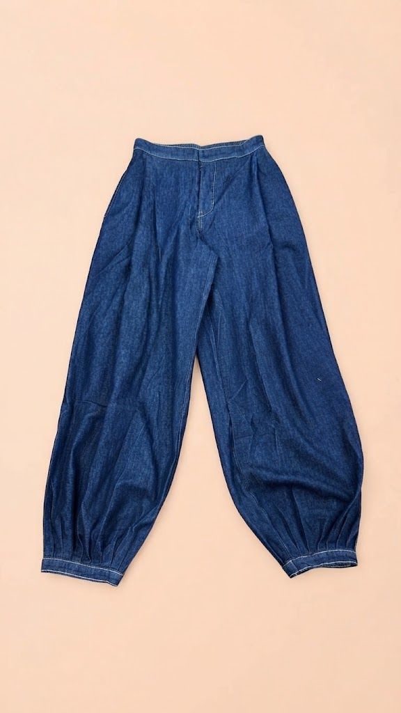 9 (3) Jeans Estilo Balloon de Tiro Alto y Silueta Abullonada