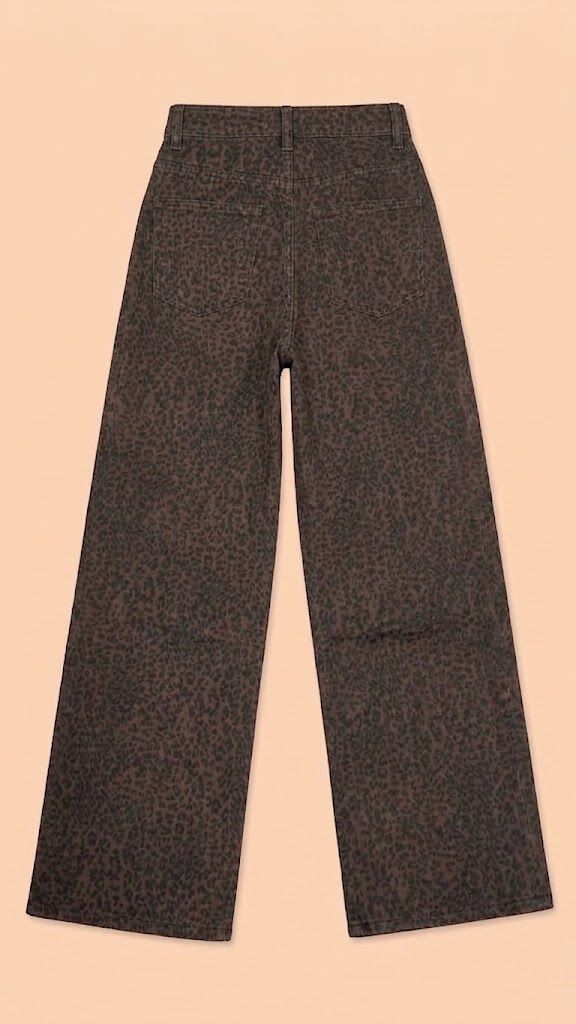 Jeans Leopardo Tono Cacao